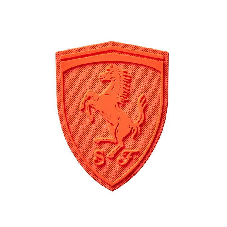 3d raised rubber logo patch